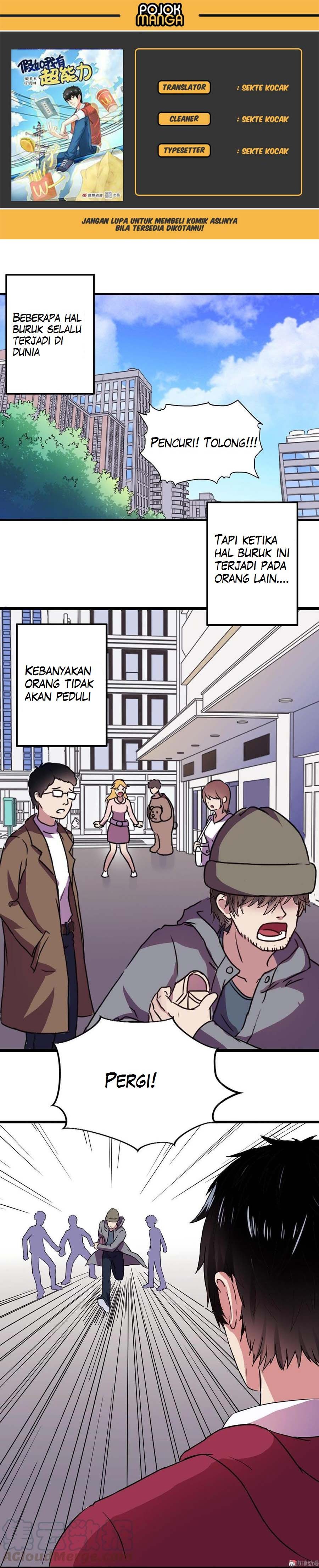 If I Have Super Power Chapter 01 Gambar 1